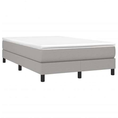 Krevet s oprugama i madracem svjetlosivi 120x190 cm od tkanine - Svjetlosiva 120 x 190 cm 25 cm Cijena