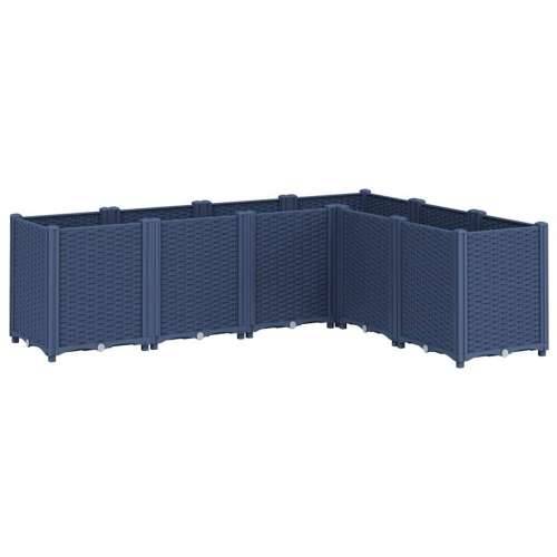 Vrtna sadilica plava siva 160 x 120 x 53 cm PP - Plavo-siva 160 x 120 x 53 cm 1 Cijena