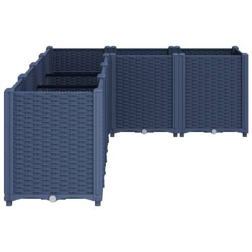 Vrtna sadilica plava siva 160 x 120 x 53 cm PP - Plavo-siva 160 x 120 x 53 cm 1 Cijena