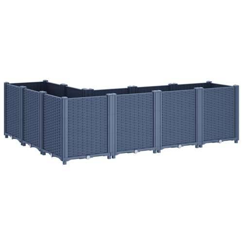 Vrtna sadilica plava siva 160 x 120 x 53 cm PP - Plavo-siva 160 x 120 x 53 cm 1 Cijena