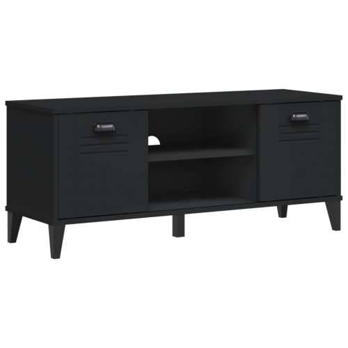 Klupa za cipele VIKEN crna 106 x 35 x 45 cm konstruirano drvo - Crna 1 Cijena