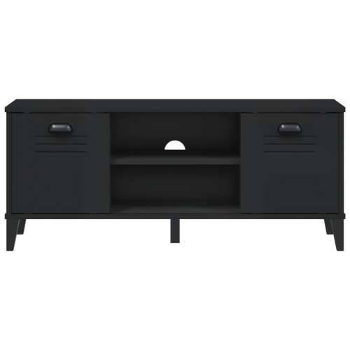 Klupa za cipele VIKEN crna 106 x 35 x 45 cm konstruirano drvo - Crna 1 Cijena