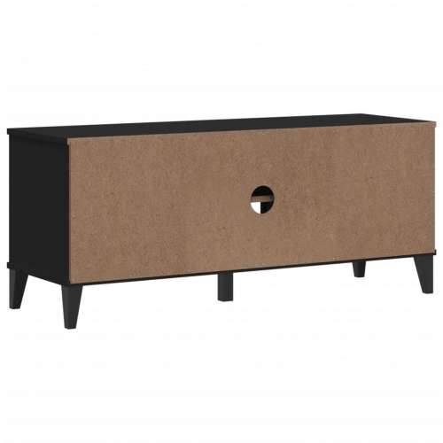 Klupa za cipele VIKEN crna 106 x 35 x 45 cm konstruirano drvo - Crna 1 Cijena