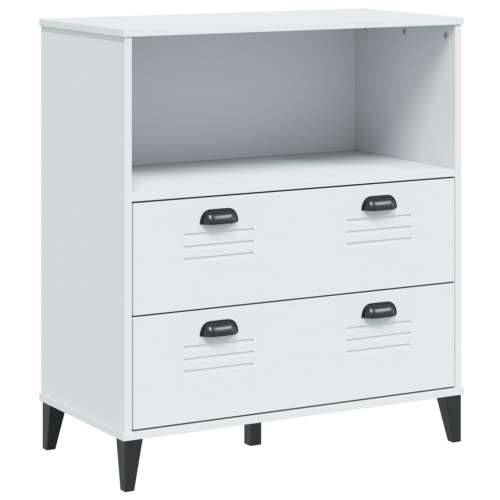 Regal za knjige VIKEN bijeli 80 x 40 x 90 cm konstruirano drvo - Bijela 1 Cijena