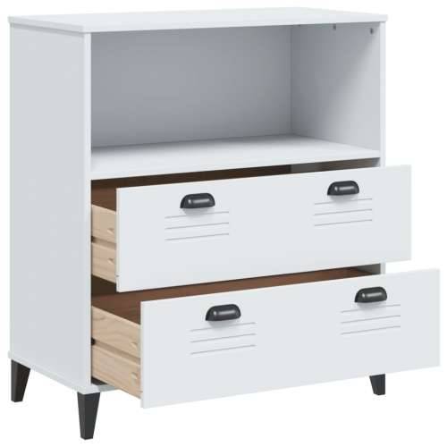 Regal za knjige VIKEN bijeli 80 x 40 x 90 cm konstruirano drvo - Bijela 1 Cijena