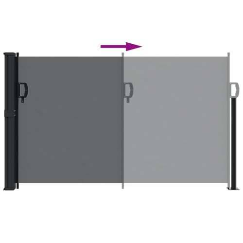 Uvlačiva bočna tenda 120 x 600 cm crna - Crna 120 x 600 cm 1 Cijena