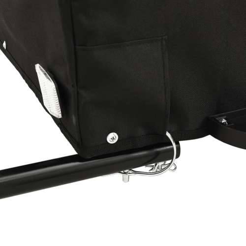Prikolica za bicikl crno-narančasta 45 kg željezna - Narančasta 137 x 68 x 59 cm Cijena