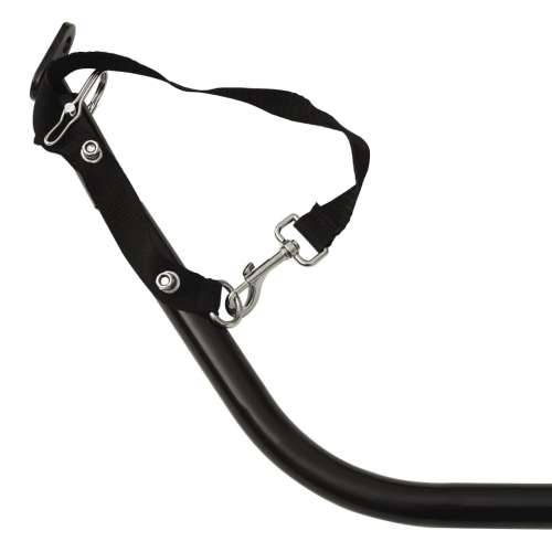 Prikolica za bicikl crno-siva 45 kg željezna - Siva 137 x 68 x 59 cm Cijena