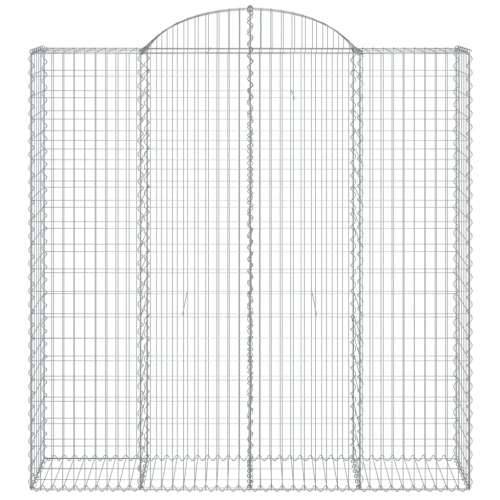 Lučne gabionske košare 7 kom 200x50x200/220cm pocinčano željezo - 200 x 50 x 200/220 cm 7 Cijena