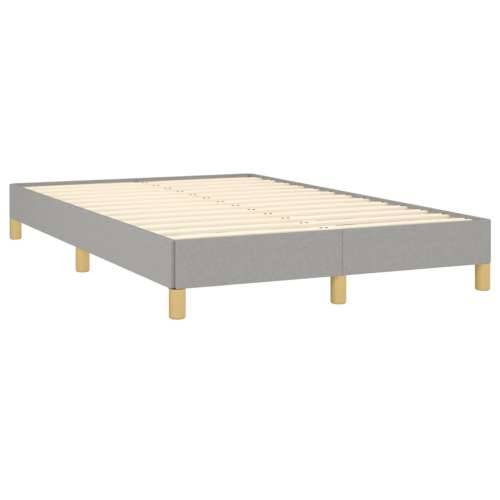 Krevet s oprugama i madracem svjetlosivi 120x190 cm od tkanine - Svjetlosiva 120 x 190 cm 25 cm Cijena