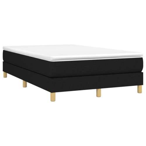 Krevet box spring s madracem crni 120 x 190 cm od tkanine - Crna 120 x 190 cm 25 cm Cijena