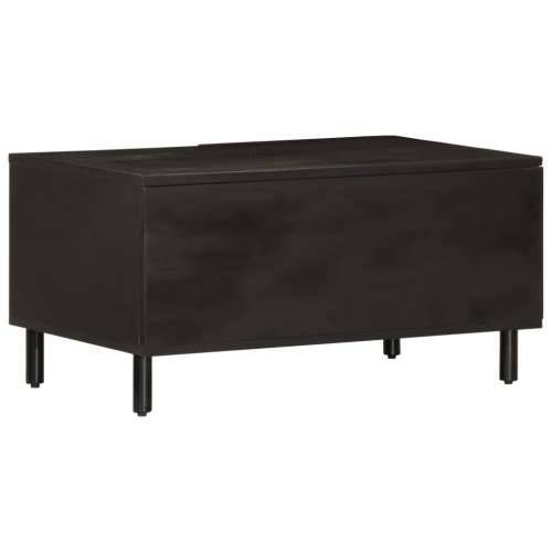 Stolić za kavu crni 80 x 50 x 40 cm od masivnog drva manga - Crna 1 masivno drvo manga Cijena