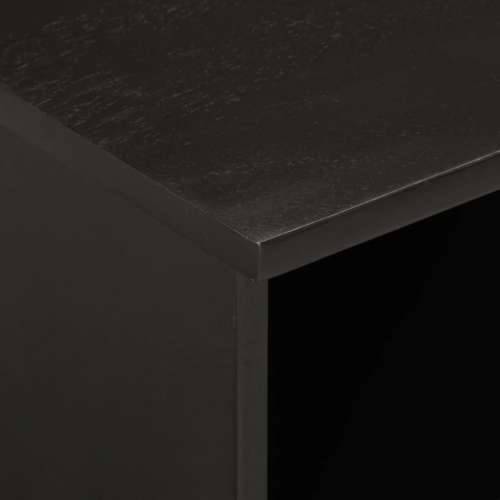 TV ormarić crni 100 x 33 x 46 cm od masivnog drva manga - Crna 1 masivno drvo manga Cijena