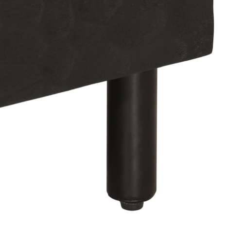 TV ormarić crni 100 x 33 x 46 cm od masivnog drva manga - Crna 1 masivno drvo manga Cijena
