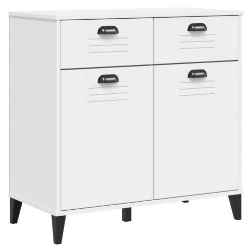 Komoda VIKEN bijela 80 x 40 x 80 cm od konstruiranog drva - Bijela 1 Cijena