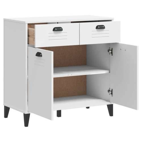 Komoda VIKEN bijela 80 x 40 x 80 cm od konstruiranog drva - Bijela 1 Cijena