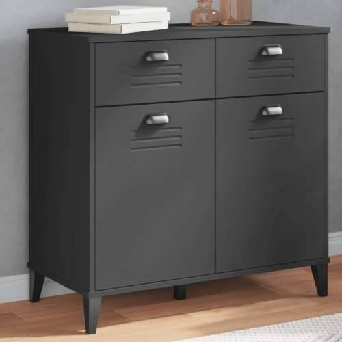 Komoda VIKEN antracit siva 80 x 40 x 80 cm konstruirano drvo - Antracit 1 Cijena