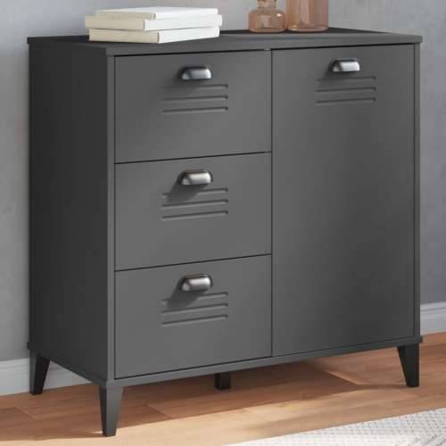 Komoda VIKEN antracit siva 80 x 40 x 80 cm konstruirano drvo - Antracit 1 Cijena