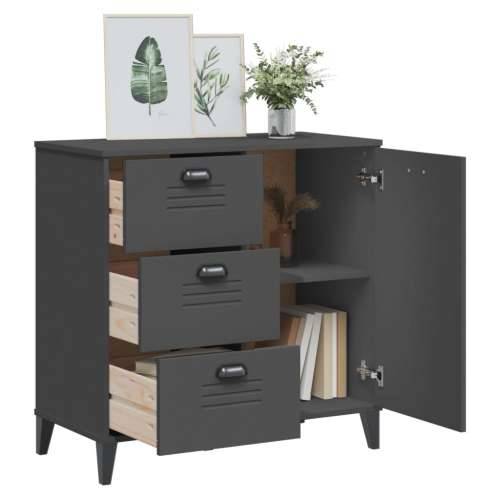 Komoda VIKEN antracit siva 80 x 40 x 80 cm konstruirano drvo - Antracit 1 Cijena