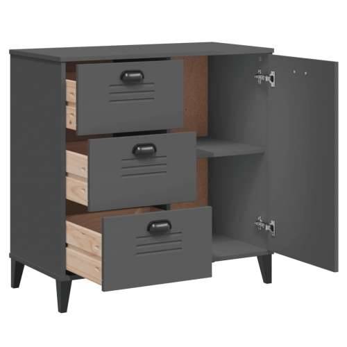 Komoda VIKEN antracit siva 80 x 40 x 80 cm konstruirano drvo - Antracit 1 Cijena