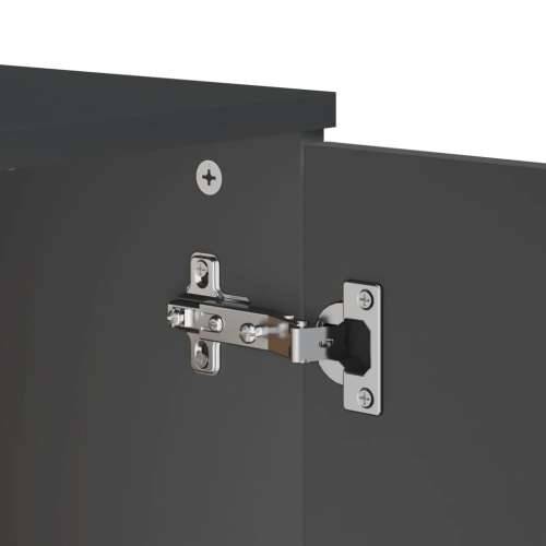 Komoda VIKEN antracit siva 80 x 40 x 80 cm konstruirano drvo - Antracit 1 Cijena