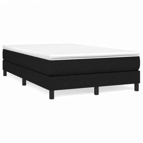 Krevet box spring s madracem crni 120 x 190 cm od tkanine - Crna 120 x 190 cm 25 cm Cijena