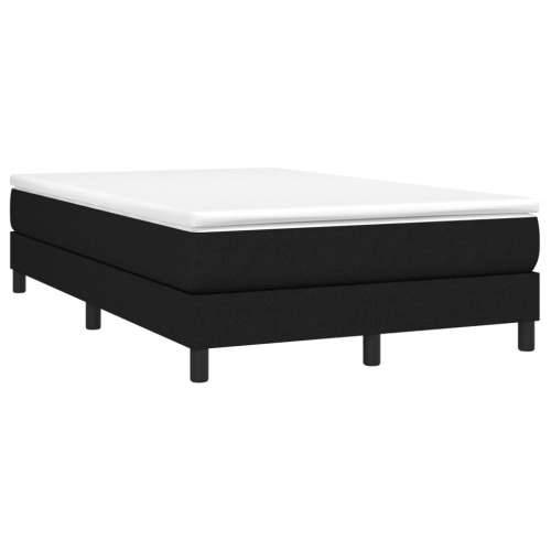Krevet box spring s madracem crni 120 x 190 cm od tkanine - Crna 120 x 190 cm 25 cm Cijena