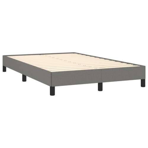 Krevet box spring s madracem crni 120 x 190 cm od tkanine - Crna 120 x 190 cm 25 cm Cijena