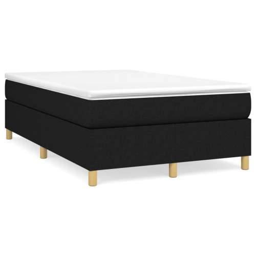 Krevet box spring s madracem crni 120 x 190 cm od tkanine - Crna 120 x 190 cm 35 cm Cijena