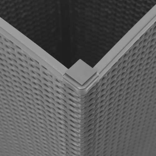 Vrtne sadilice 2 kom svjetlosive 32,5 x 32,5 x 57 cm PP Svjetlosiva 2 Cijena