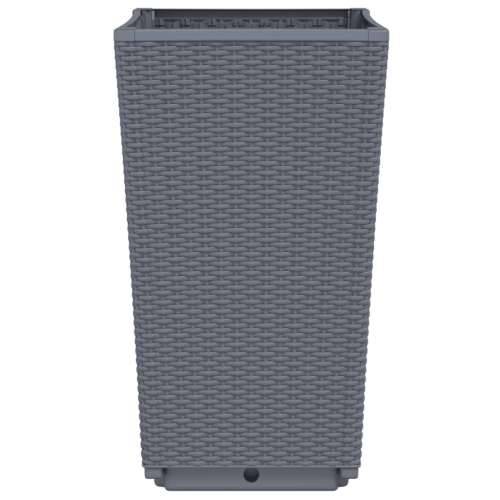 Vrtne sadilice 4 kom plava siva 32,5 x 32,5 x 57 cm PP Cijena