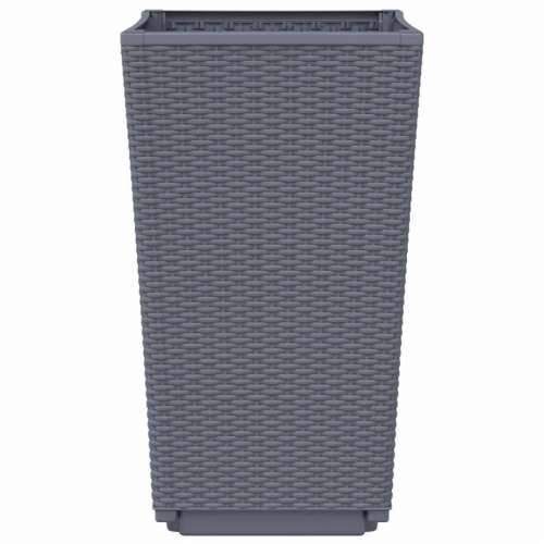 Vrtne sadilice 4 kom plava siva 32,5 x 32,5 x 57 cm PP Cijena