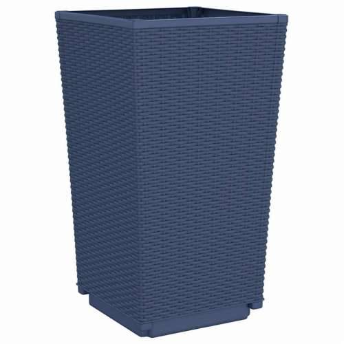Vrtne sadilice 4 kom plava siva 32,5 x 32,5 x 57 cm PP - Plavo-siva 4 Cijena
