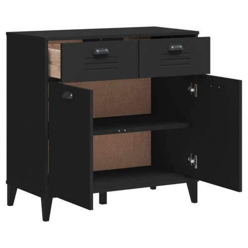 Komoda VIKEN crna 80 x 40 x 80 cm od konstruiranog drva Cijena