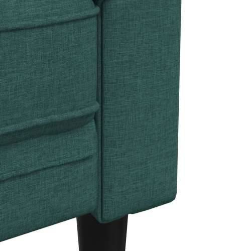 Fotelja Chesterfield tamnozelena od tkanine Cijena
