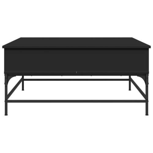 Stolić za kavu crni 95 x 95 x 45 cm konstruirano drvo i metal Crna 1 Cijena