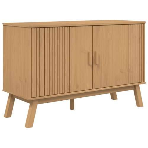Komoda OLDEN smeđa 114 x 43 x 73,5 cm od masivne borovine Smeđa 1 Cijena