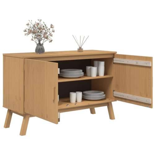 Komoda OLDEN smeđa 114 x 43 x 73,5 cm od masivne borovine Smeđa 1 Cijena