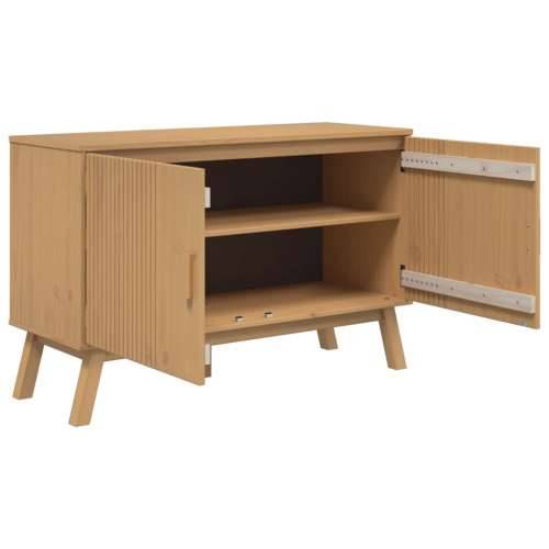 Komoda OLDEN smeđa 114 x 43 x 73,5 cm od masivne borovine Smeđa 1 Cijena
