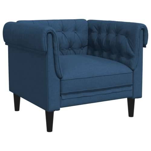 Fotelja Chesterfield plava od tkanine - Plava Sofa Cijena