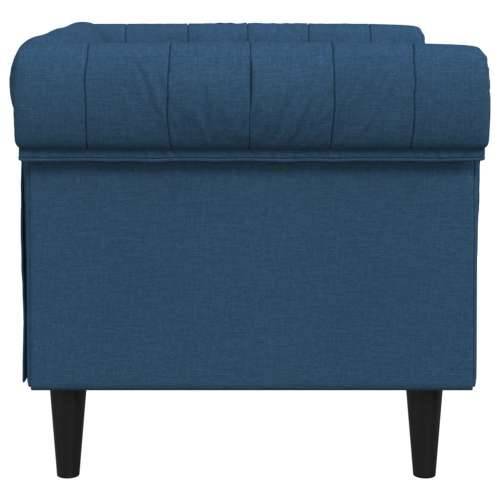 Fotelja Chesterfield plava od tkanine - Plava Sofa Cijena