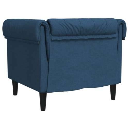 Fotelja Chesterfield plava od tkanine - Plava Sofa Cijena