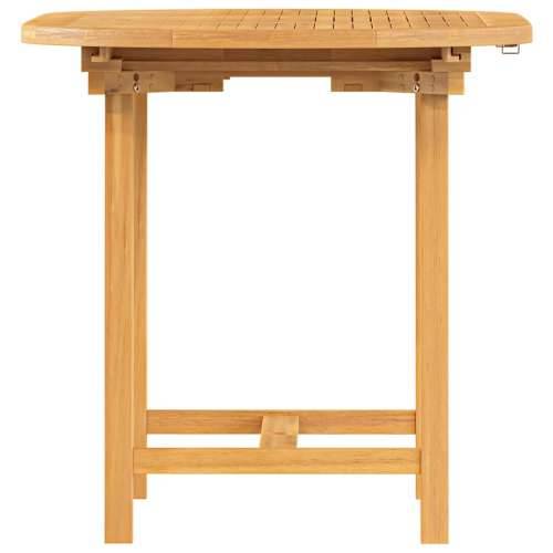 Vrtni stol na razvlačenje 110-160x80x75 cm od masivne tikovine - 160 x 80 x 75 cm 1 Ovalno Cijena