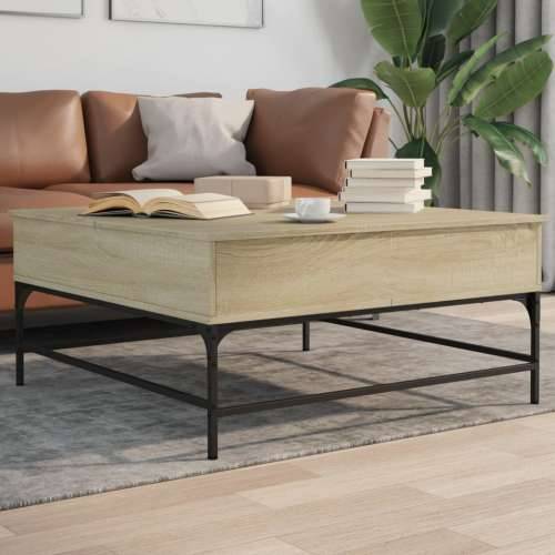 Stolić za kavu boja hrasta sonome 95x95x45 cm od drva i metala sonoma hrast 1 Cijena