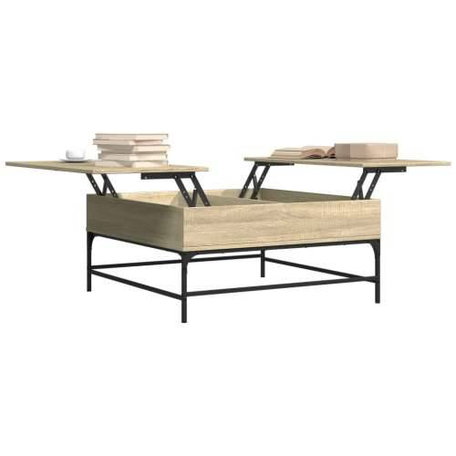 Stolić za kavu boja hrasta sonome 95x95x45 cm od drva i metala sonoma hrast 1 Cijena