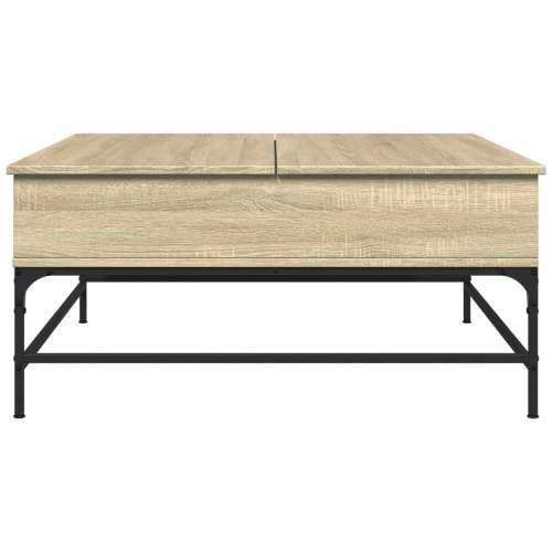 Stolić za kavu boja hrasta sonome 95x95x45 cm od drva i metala sonoma hrast 1 Cijena