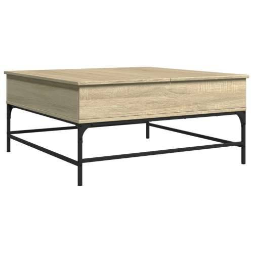 Stolić za kavu boja hrasta sonome 95x95x45 cm od drva i metala sonoma hrast 1 Cijena