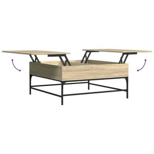 Stolić za kavu boja hrasta sonome 95x95x45 cm od drva i metala sonoma hrast 1 Cijena