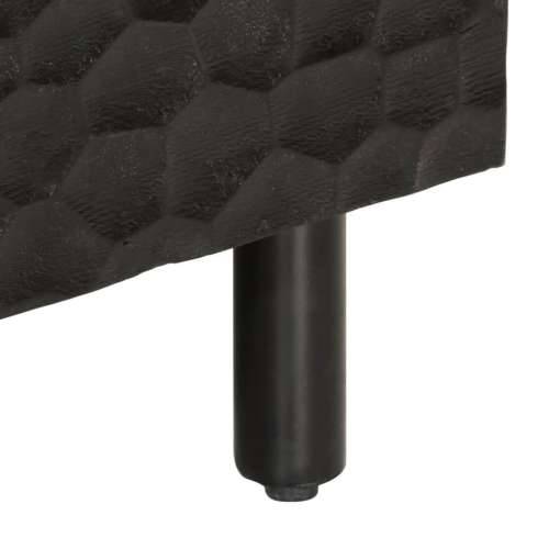 Stolić za kavu crni 80 x 50 x 40 cm od masivnog drva manga Crna 1 masivno drvo manga Cijena