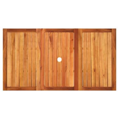 Vrtni stol bež 140 x 80 x 75 cm od poliratana i drva bagrema - Bež i smeđa 140 x 80 x 75 cm 1 Cijena